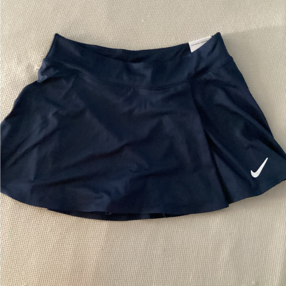 Nike Women's Mini Skirt - Navy Blue